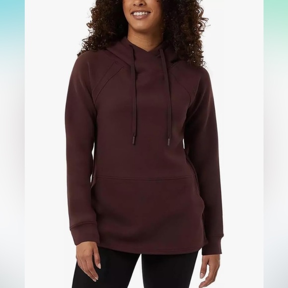 32 Degrees Women's Tech Hoodie - Maroon- Raglan style pullover - Picture 1 of 9